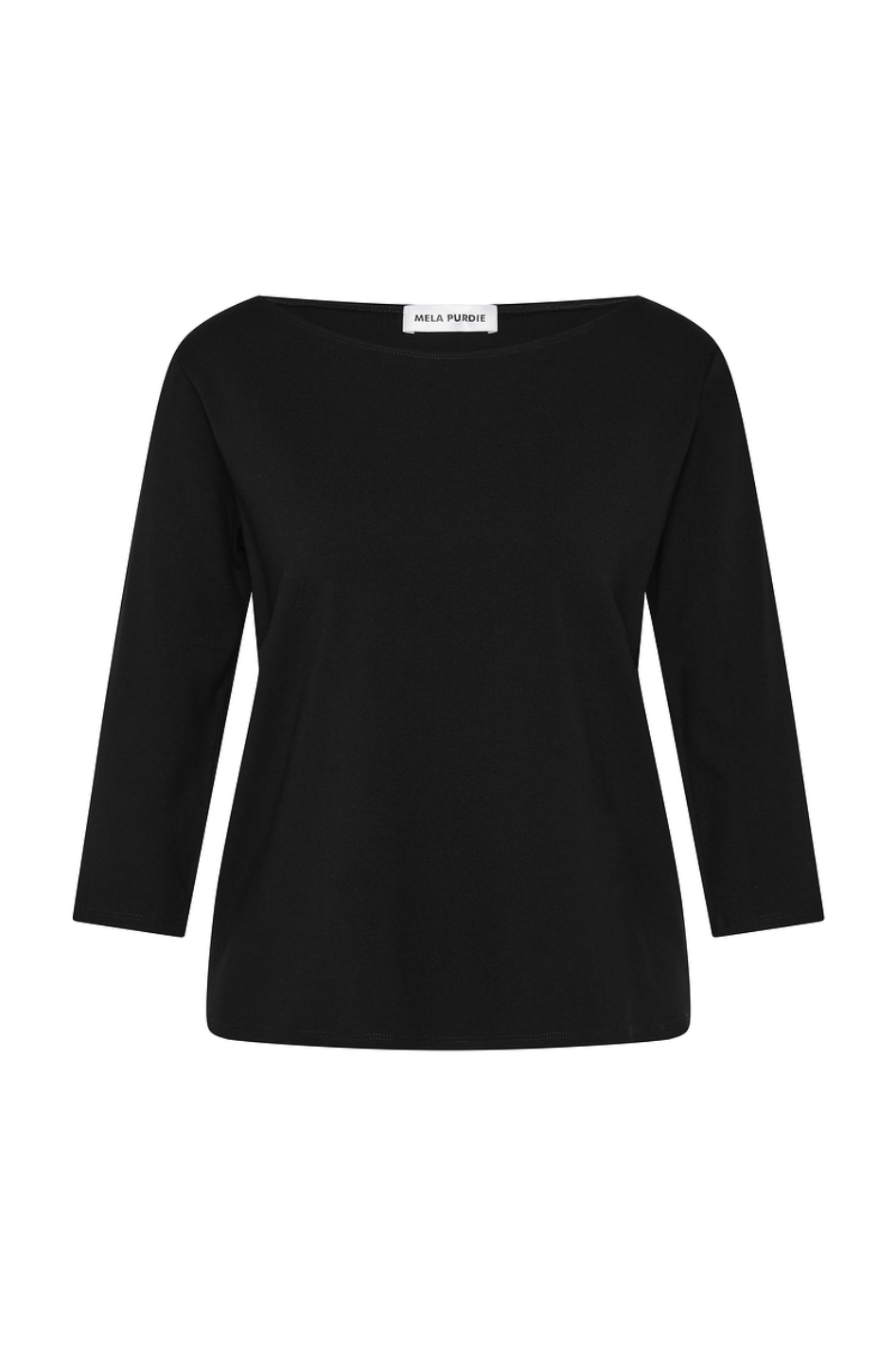 Mela Purdie Relaxed Boat Neck in Matte Jersey Nut