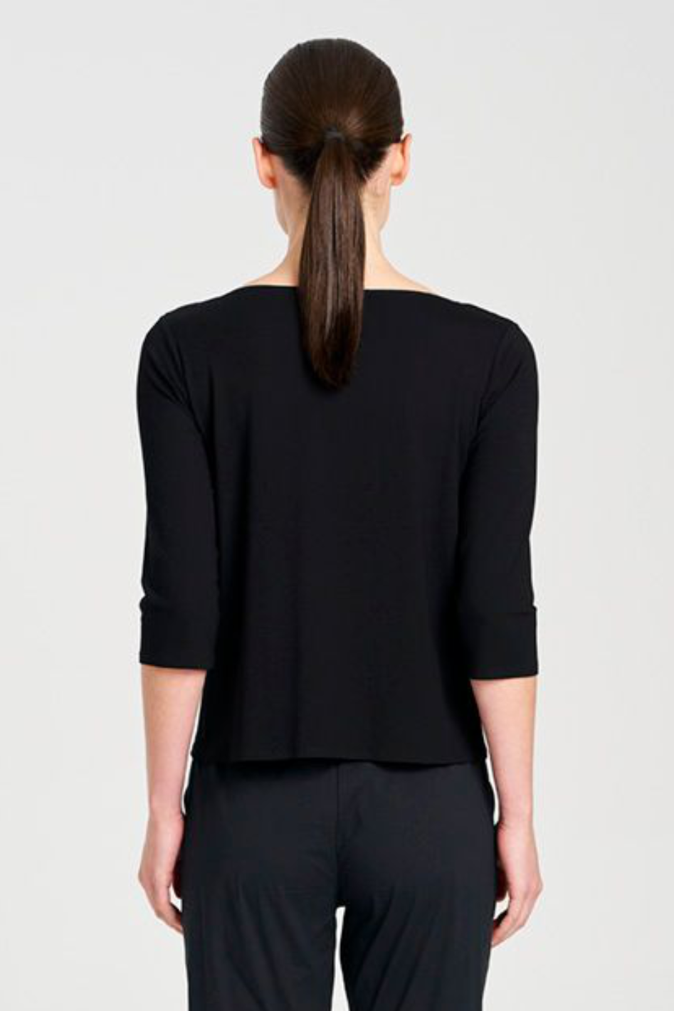 Mela Purdie Relaxed Boat Neck in Matte Jersey Nut