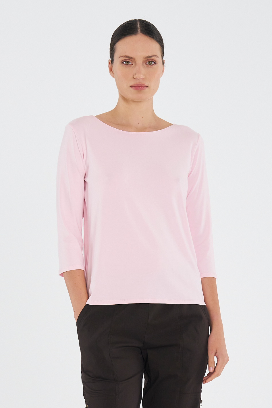 Mela Purdie Relaxed Boat Neck Rosebud