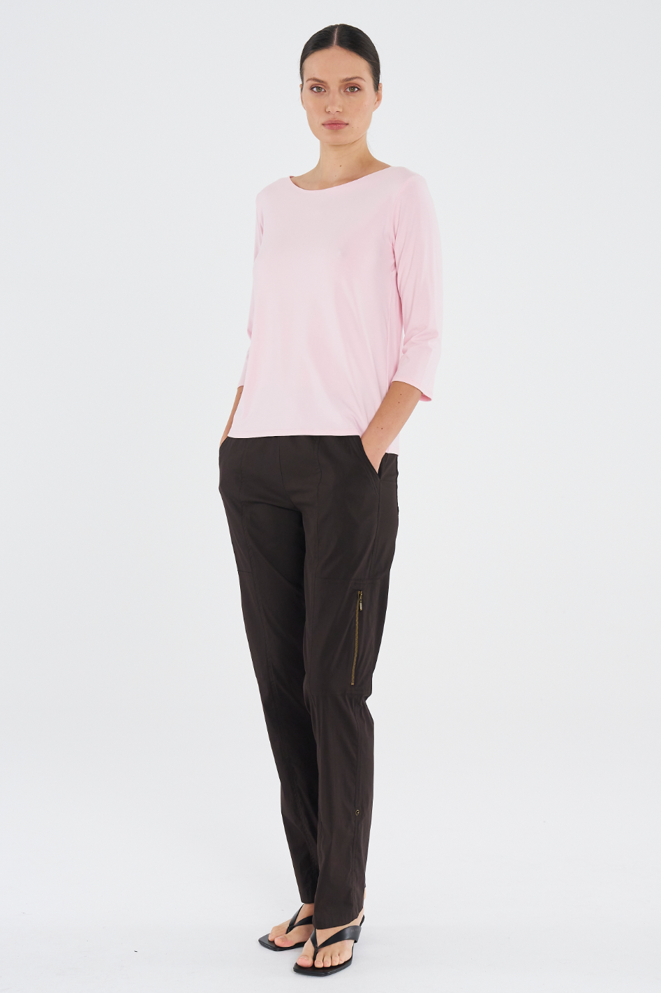 Mela Purdie Relaxed Boat Neck Rosebud