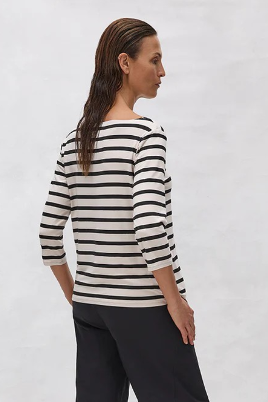 Mela Purdie Relaxed Boat Neck | Trunk Stripe Knit