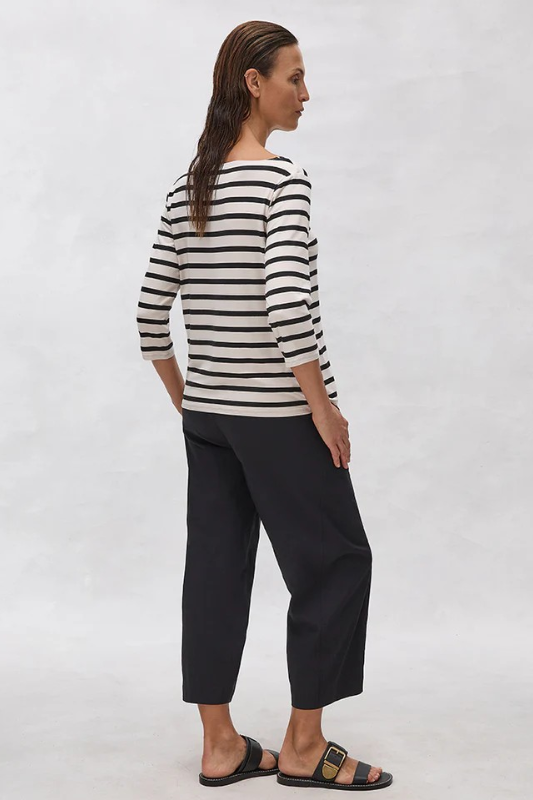 Mela Purdie Relaxed Boat Neck | Trunk Stripe Knit