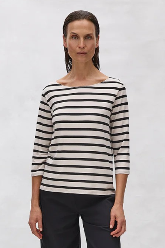 Mela Purdie Relaxed Boat Neck | Trunk Stripe Knit