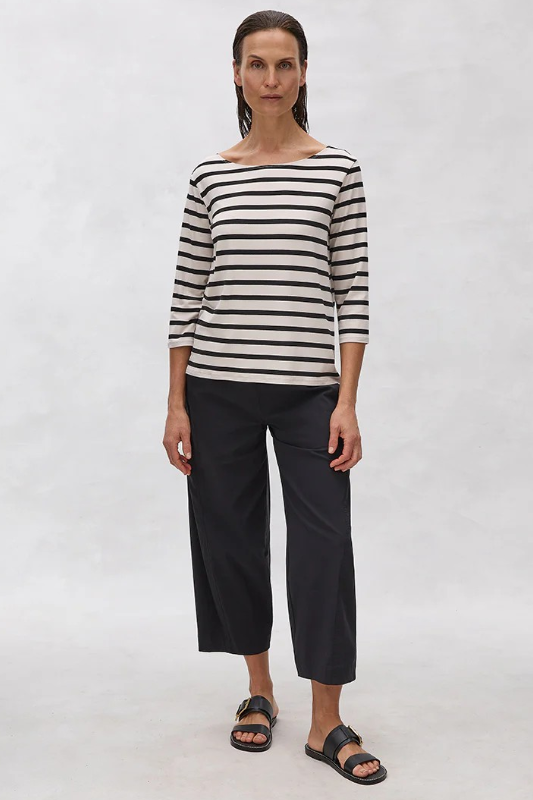 Mela Purdie Relaxed Boat Neck | Trunk Stripe Knit