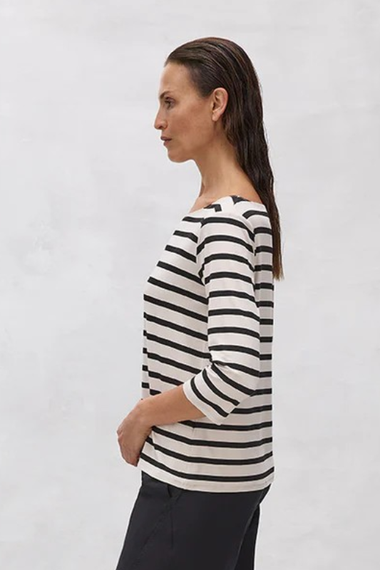 Mela Purdie Relaxed Boat Neck | Trunk Stripe Knit