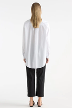 Load image into Gallery viewer, Mela Purdie Relaxed Pocket Shirt in White Microprene
