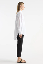 Load image into Gallery viewer, Mela Purdie Relaxed Pocket Shirt in White Microprene
