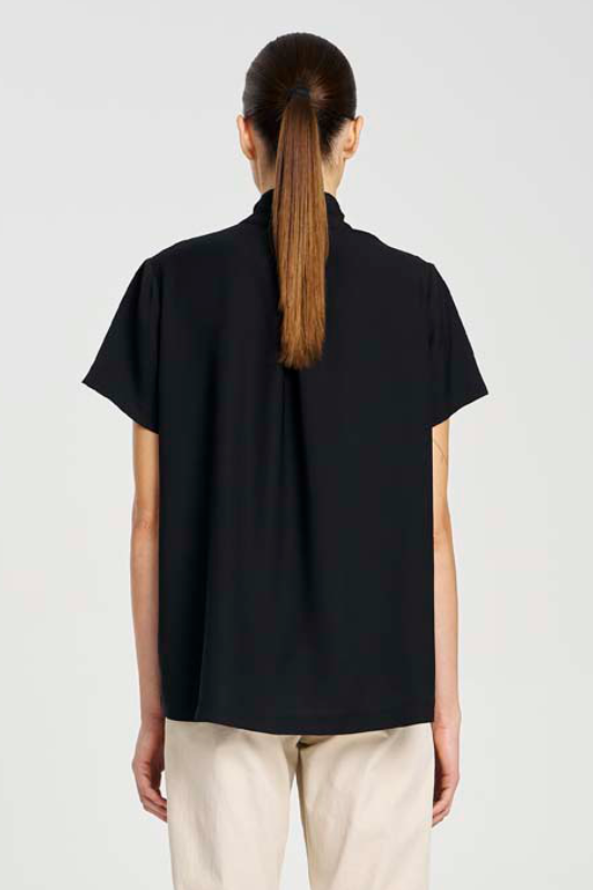 Mela Purdie Resort Top | Denier | Black