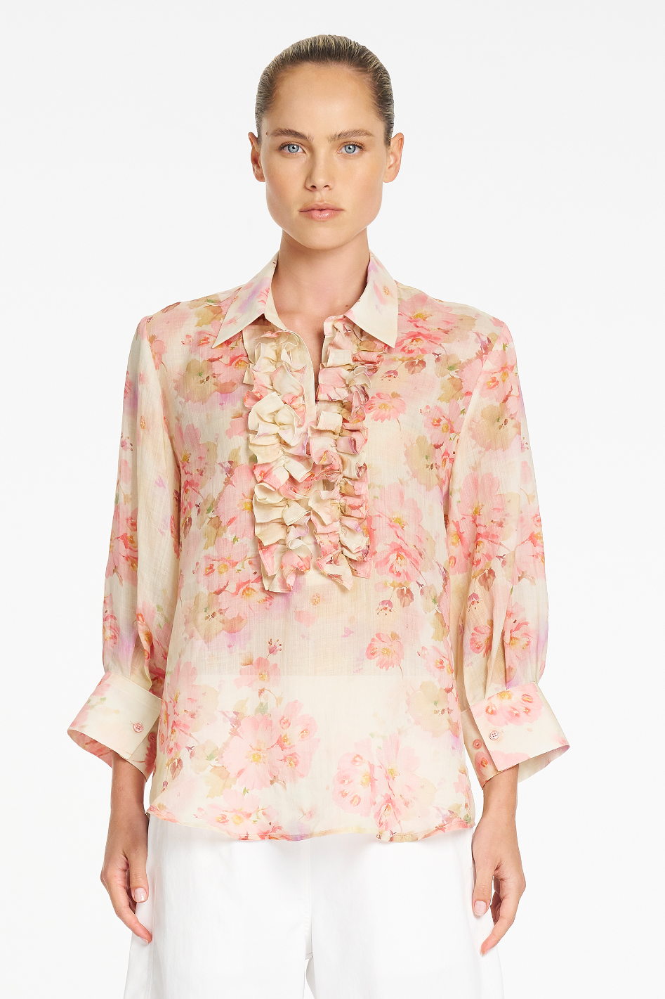 Mela Purdie Ruffle Resort Top 