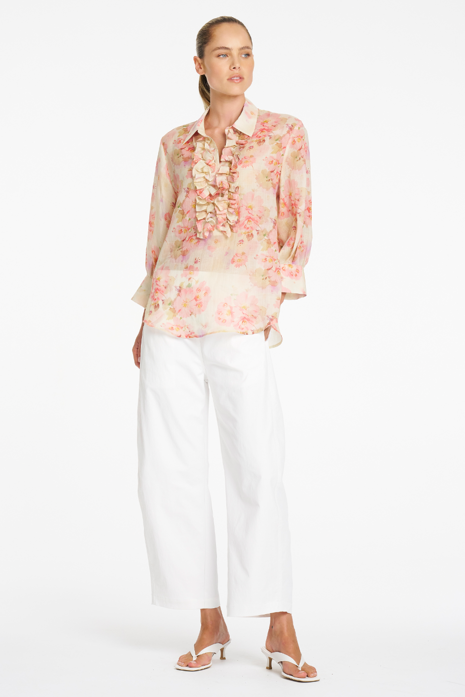 Mela Purdie Ruffle Resort Top 