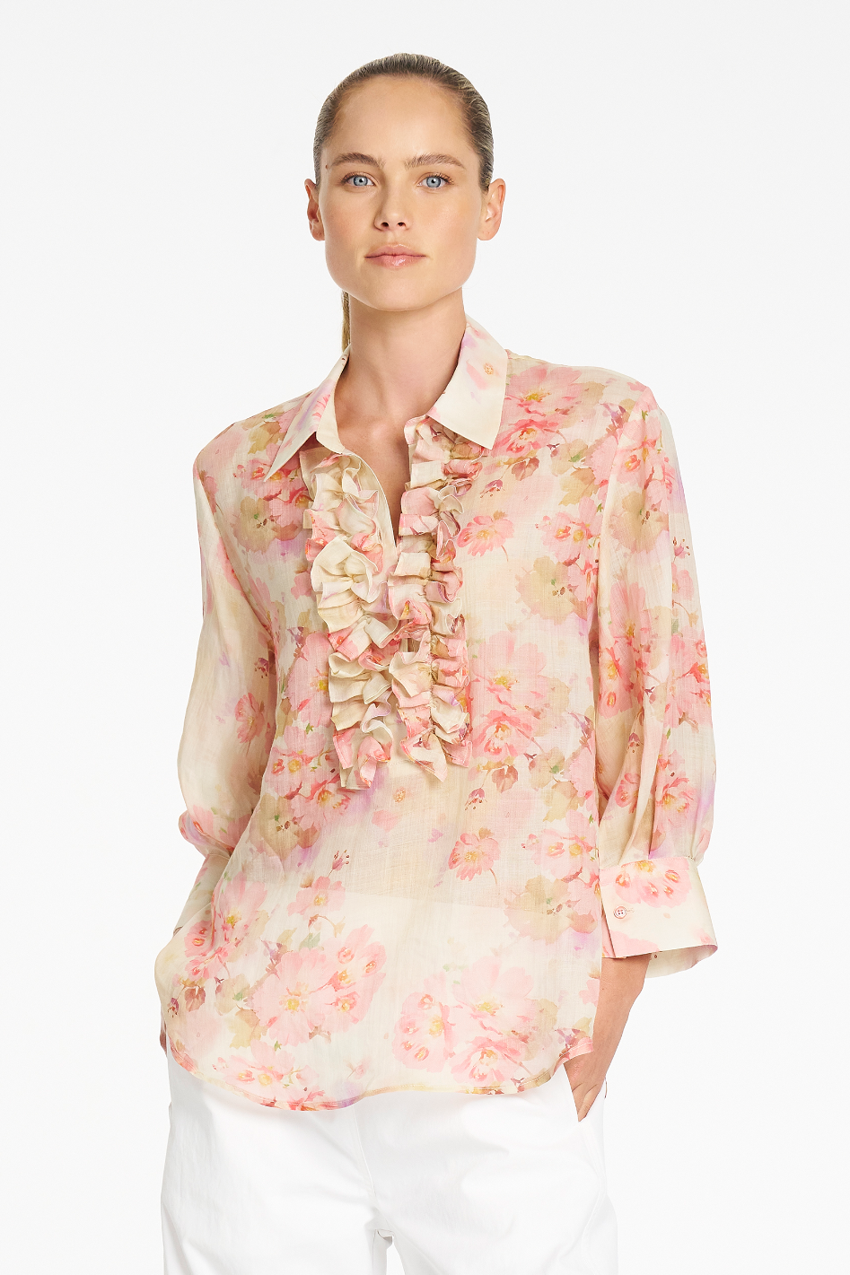 Mela Purdie Ruffle Resort Top 