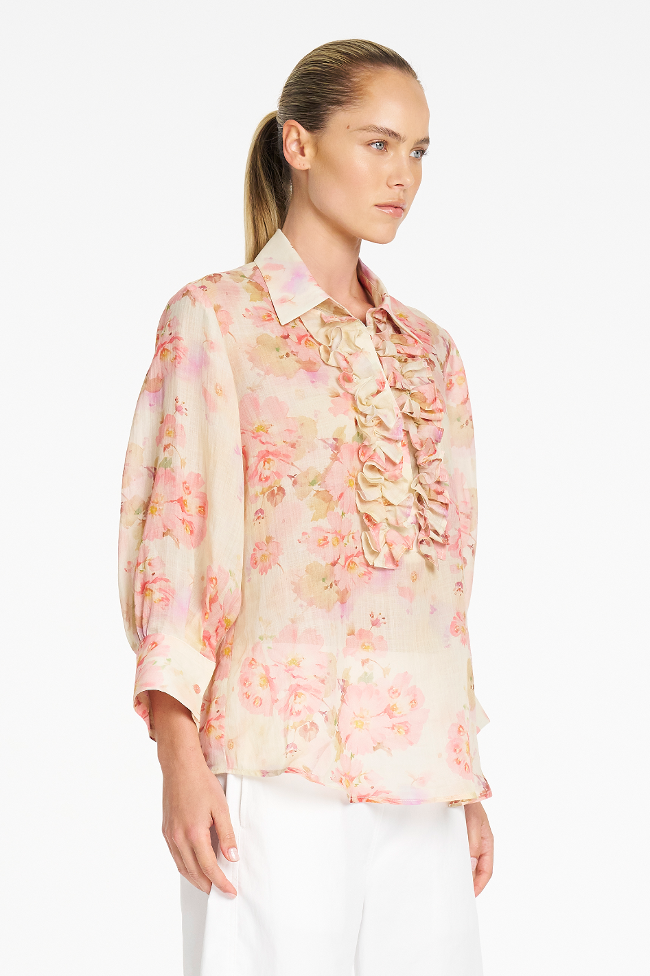 Mela Purdie Ruffle Resort Top 