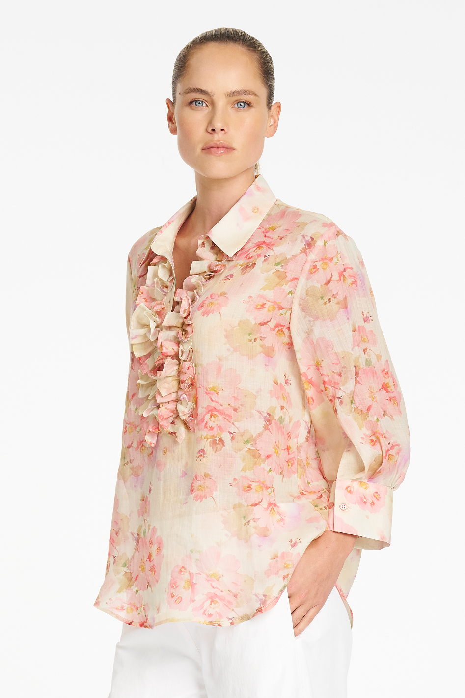 Mela Purdie Ruffle Resort Top 