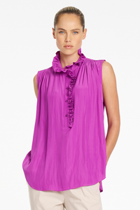 Mela Purdie Rufflet Tank | Mache | Dahlia