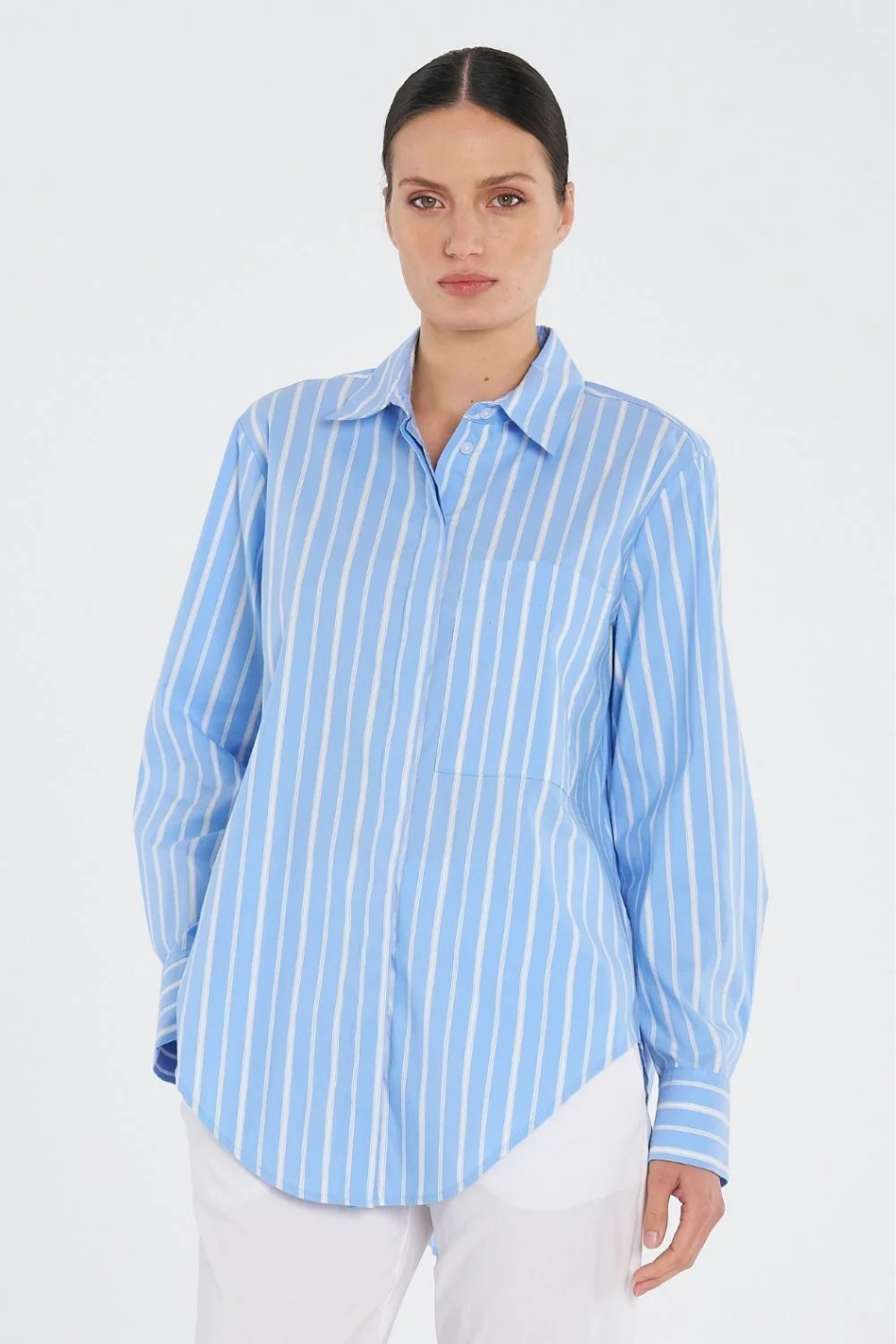 Mela Purdie Saville Shirt | Saville Stripe