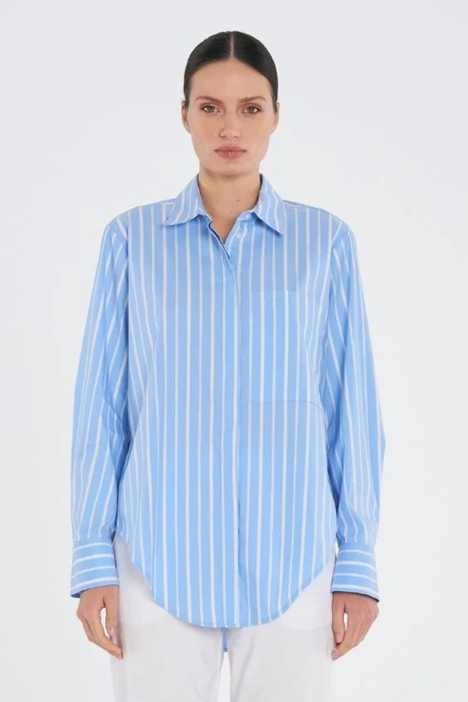 Mela Purdie Saville Shirt | Saville Stripe