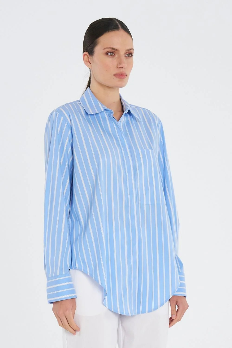 Mela Purdie Saville Shirt | Saville Stripe