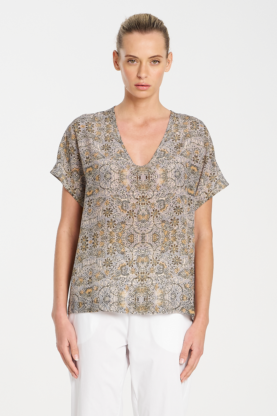 Mela Purdie Scoop Shell Spinifex Print Silk