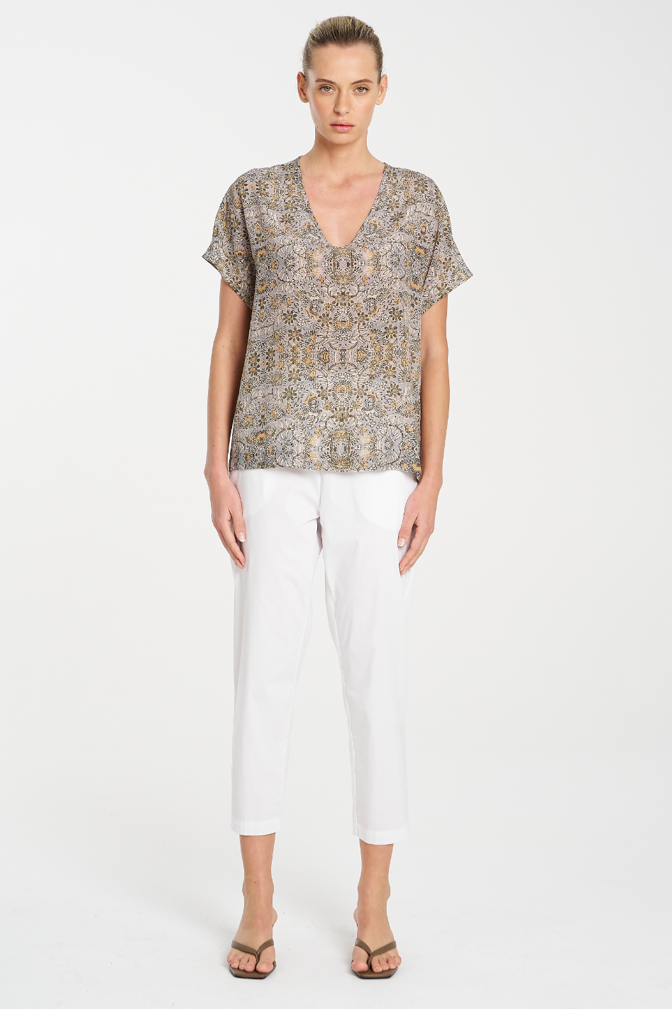 Mela Purdie Scoop Shell Spinifex Print Silk