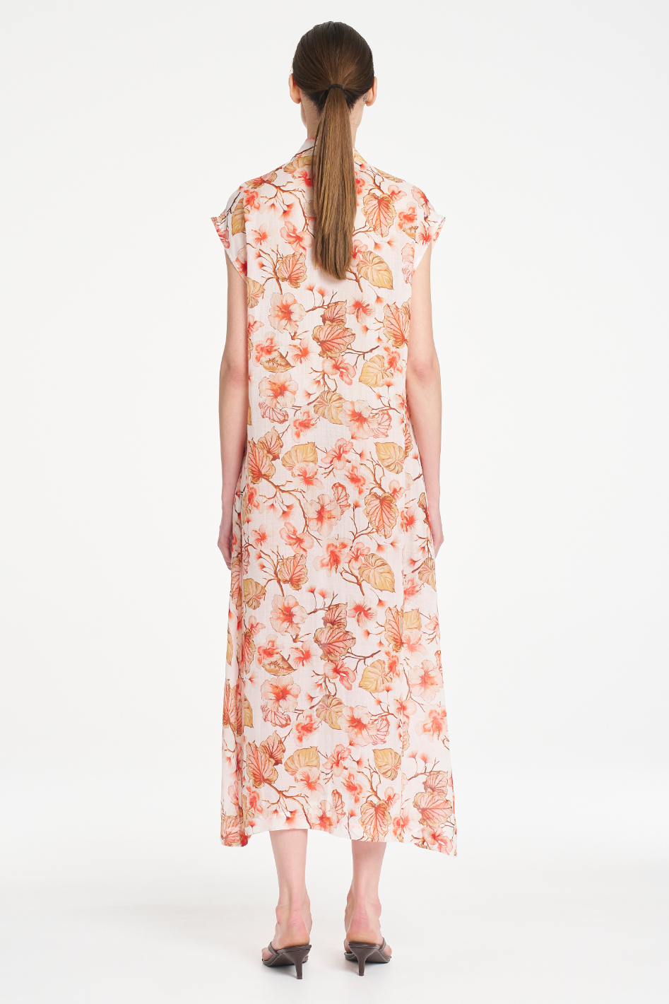 Mela Purdie Slice Shirt Dress in Herbarium Linen Voile