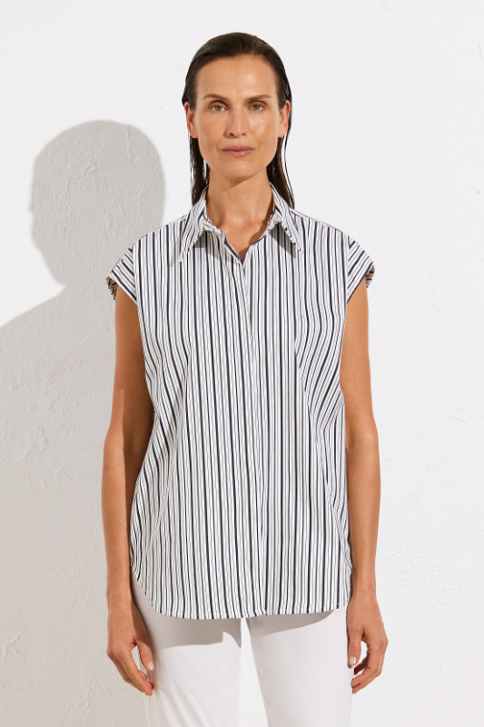 Mela Purdie Slice Shirt | Calico Stripe Popilene