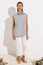 Load image into Gallery viewer, Mela Purdie Slice Shirt | Calico Stripe Popilene
