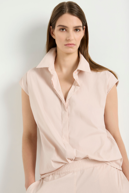 Mela Purdie Slice Shirt in Shell Microprene