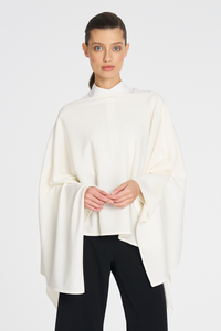 Mela Purdie Slice Throw | Double Fine Merino | Ivory