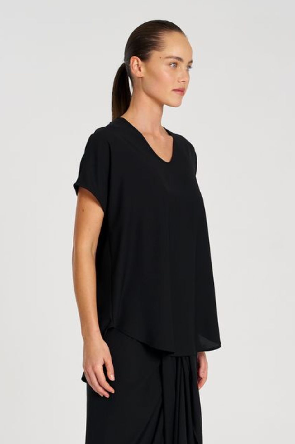 Mela Purdie Slide Shell | Micro Denier | Black