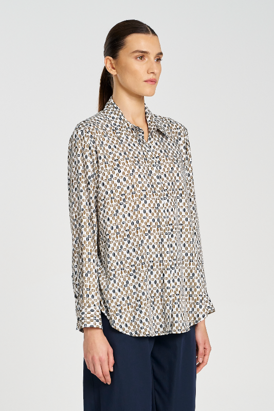 Mela Purdie Soft Shirt | Pendant Print Charmeuse
