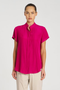 Mela Purdie Soft Stand Shirt | Mache | Magenta