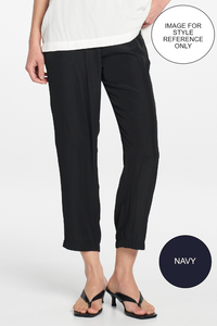 Mela Purdie Soft Zip Pant | Mache | Navy
