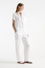Load image into Gallery viewer, Mela Purdie Stand Shirt Mache in White
