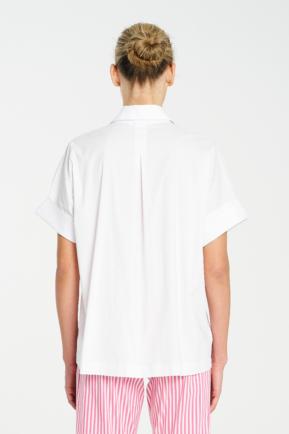 Mela Purdie Stud Shell Shirt in Microprene 