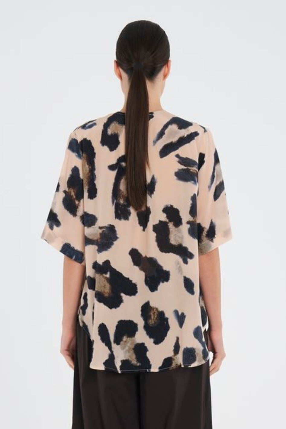 Mela Purdie Swish Plaza Top in Blurr Silk