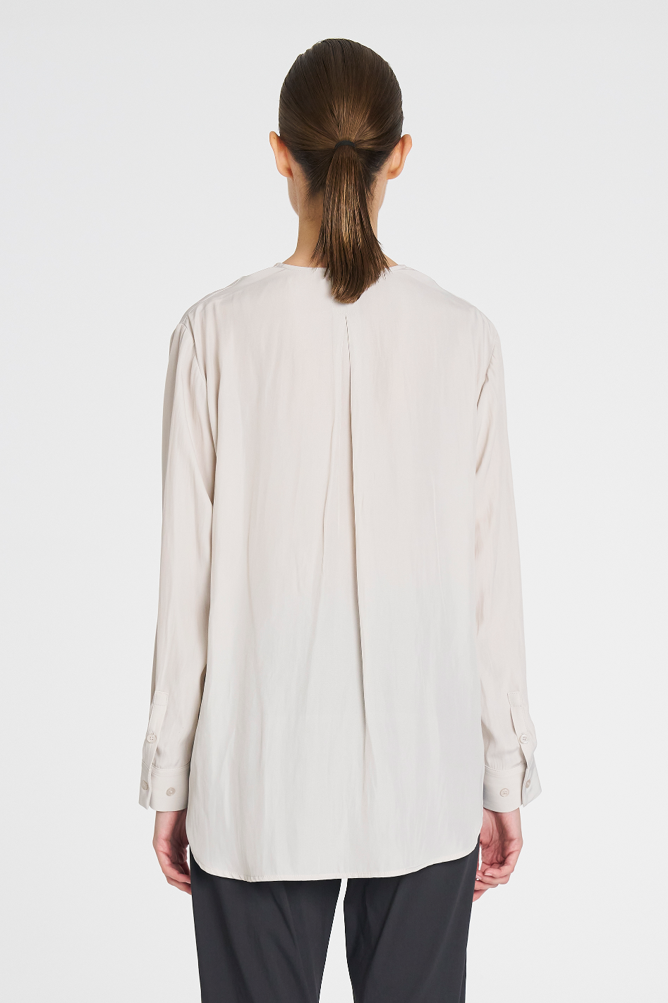 Mela Purdie Tab Shirt Mache Oyster