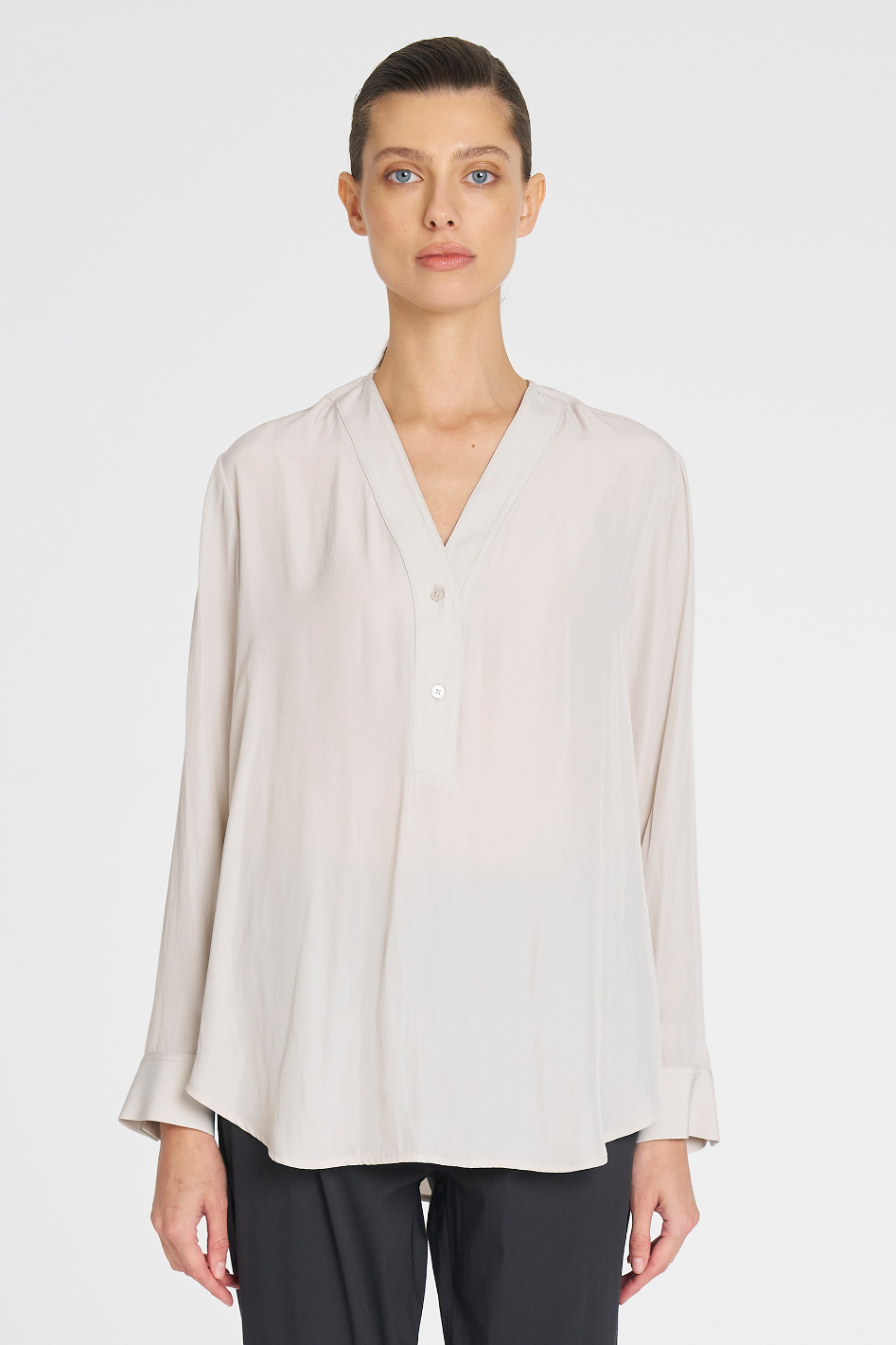 Mela Purdie Tab Shirt Mache Oyster