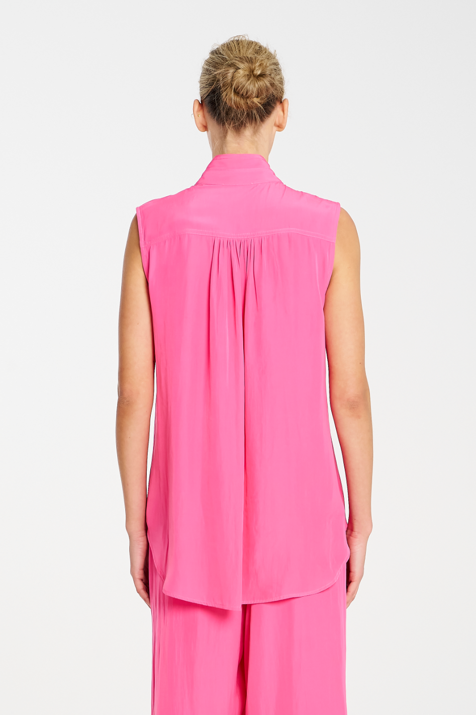 Mela Purdie Tab Slide Tank in Mache Hot Pink