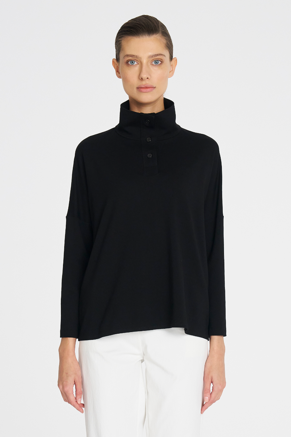 Mela Purdie Tab Sweater Matte Jersey Black