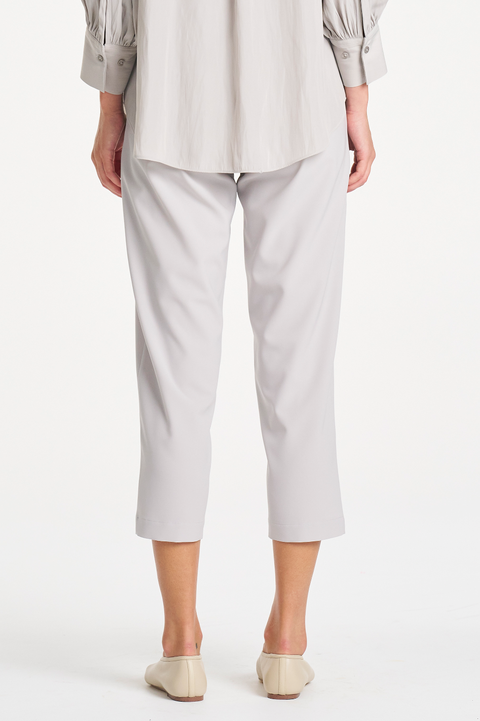 Mela Purdie Tapered Flat Pant Flex Weave