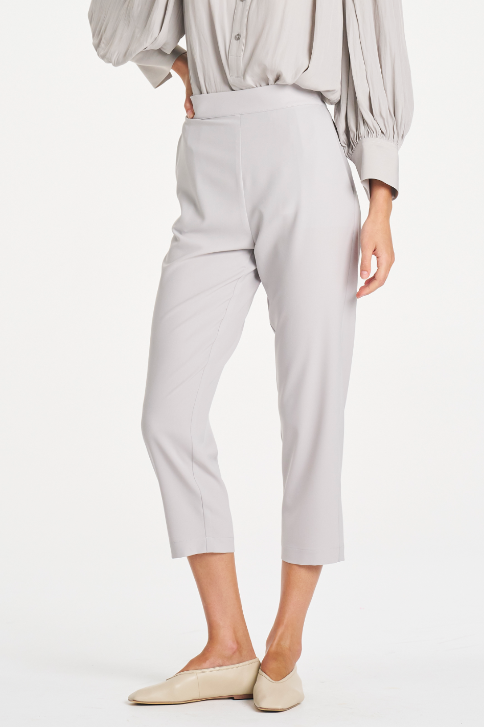 Mela Purdie Tapered Flat Pant Flex Weave