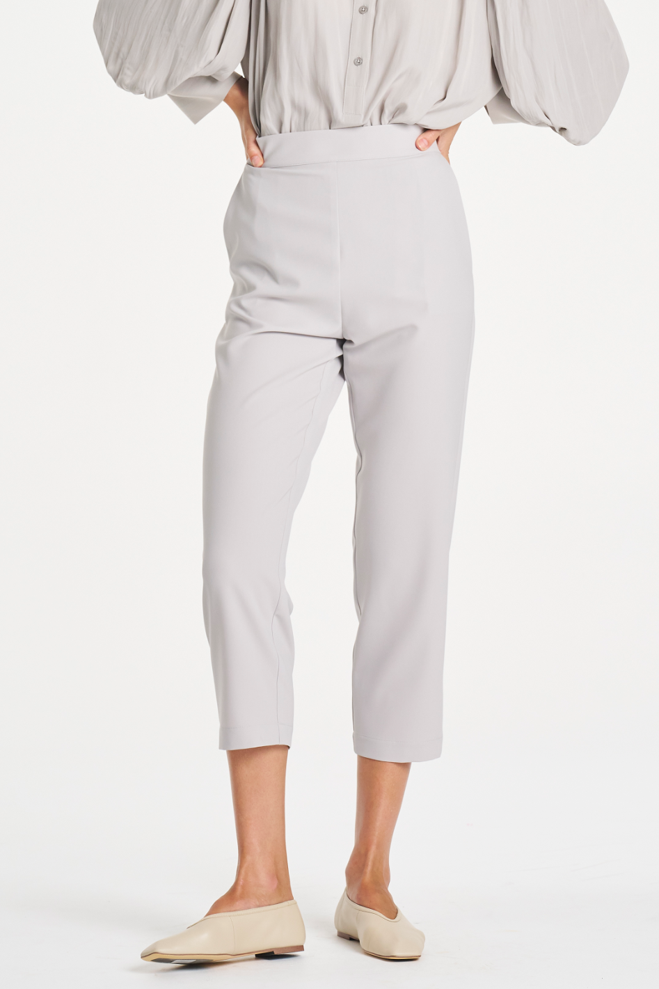 Mela Purdie Tapered Flat Pant Flex Weave