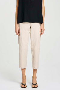 Mela Purdie Tapered Flat Pant | Gravitene | Flax
