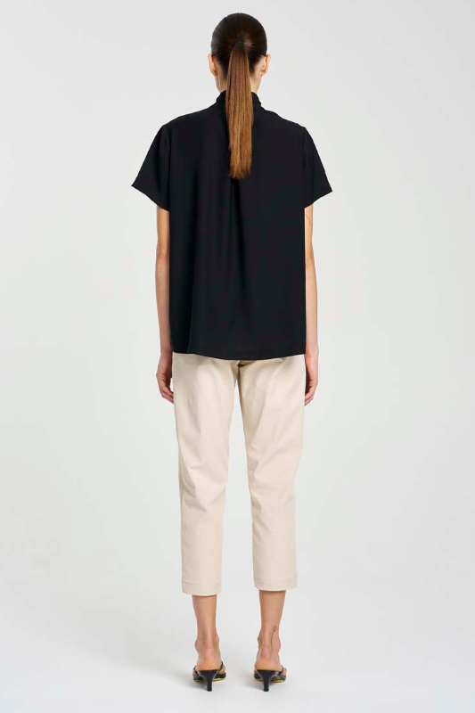 Mela Purdie Tapered Flat Pant | Gravitene | Flax
