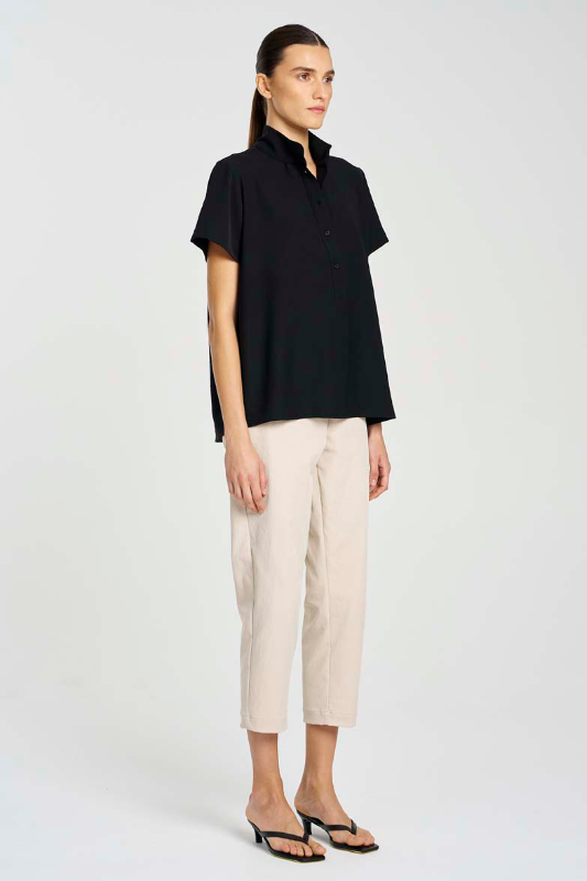 Mela Purdie Tapered Flat Pant | Gravitene | Flax