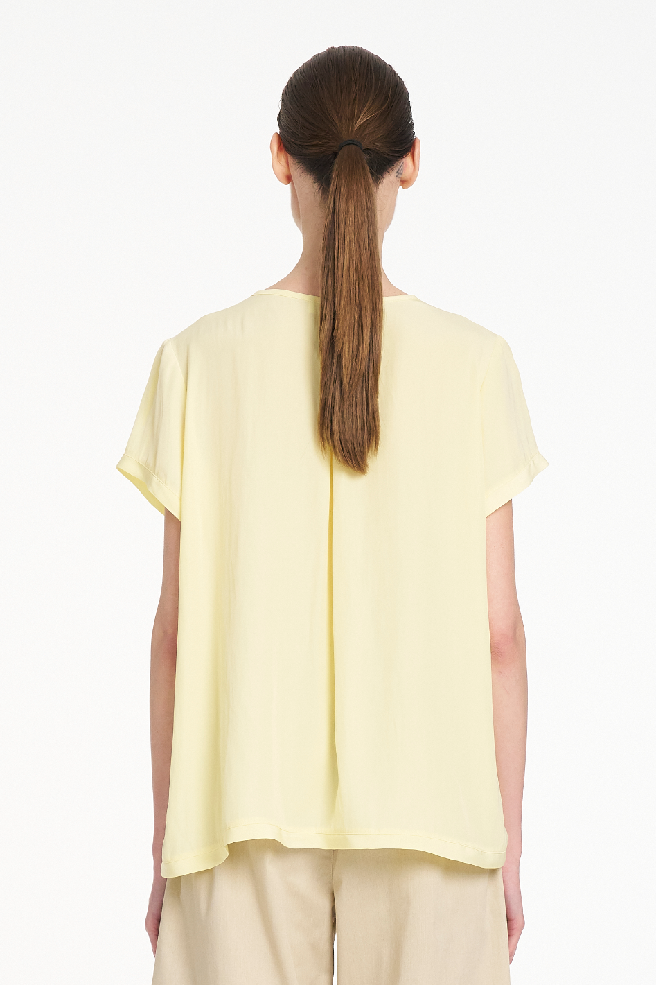 Mela Purdie Travel T in Lemon Mache