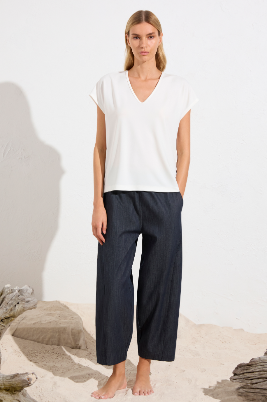 Mela Purdie Cross Pant | Soft Stretch Denim