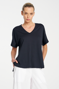 Mela Purdie Wedge Shell | Matte Jersey | French Navy