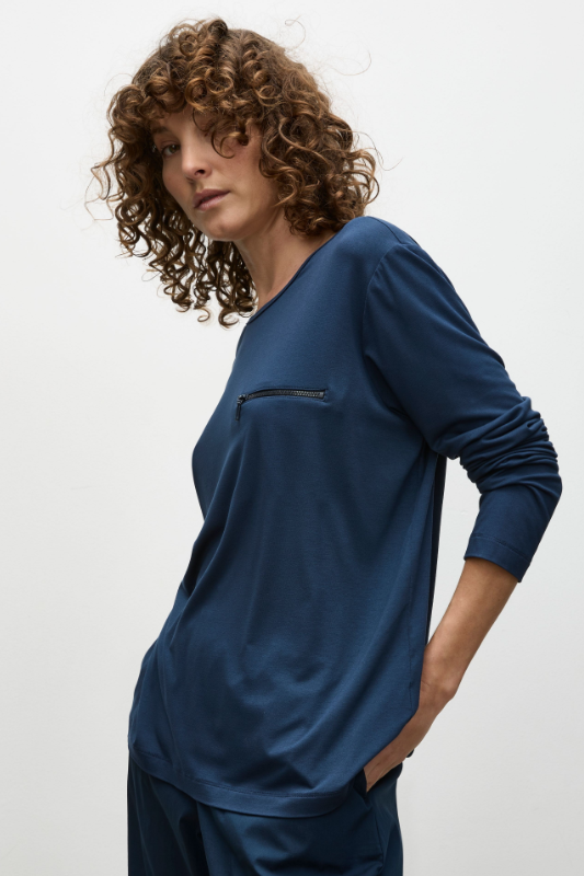 Mela Purdie Zip Trunk Sweater | Matte Jersey