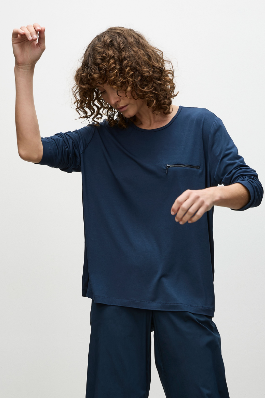 Mela Purdie Zip Trunk Sweater | Matte Jersey